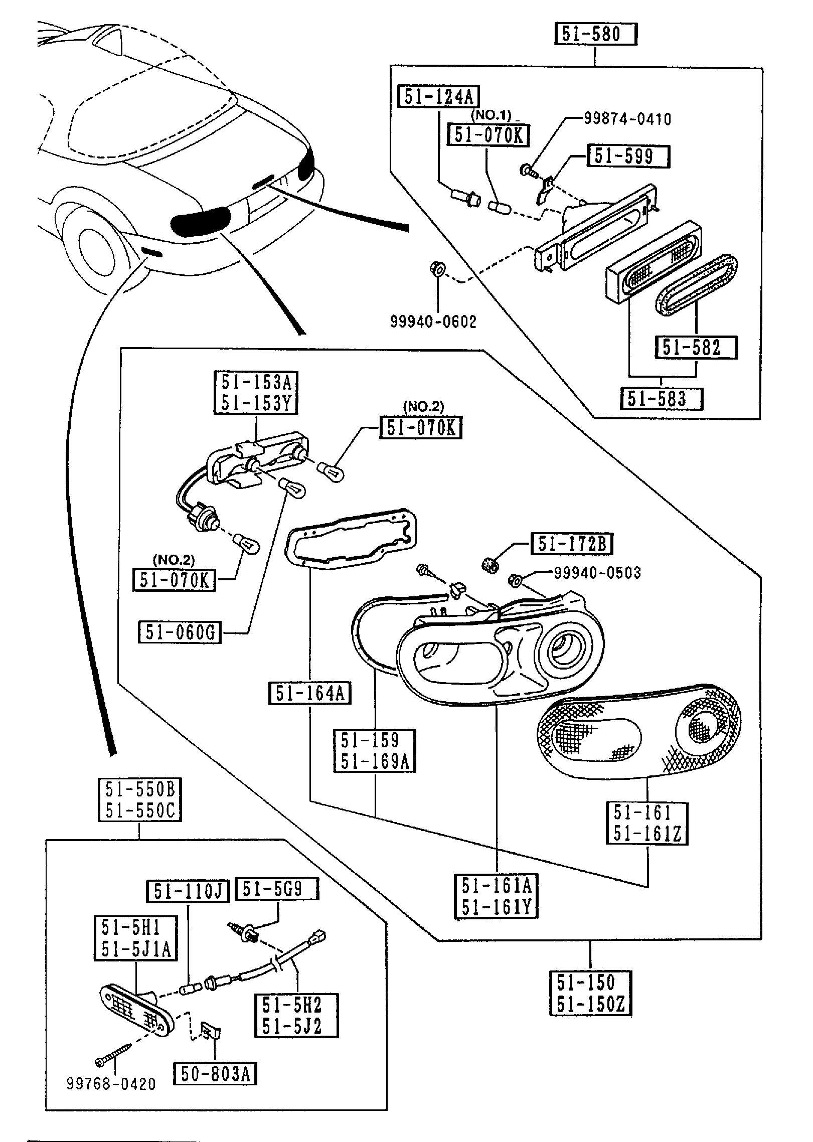 REAR COMBINATION LAMPS [1995 Miata] - Garage 56 Engineering