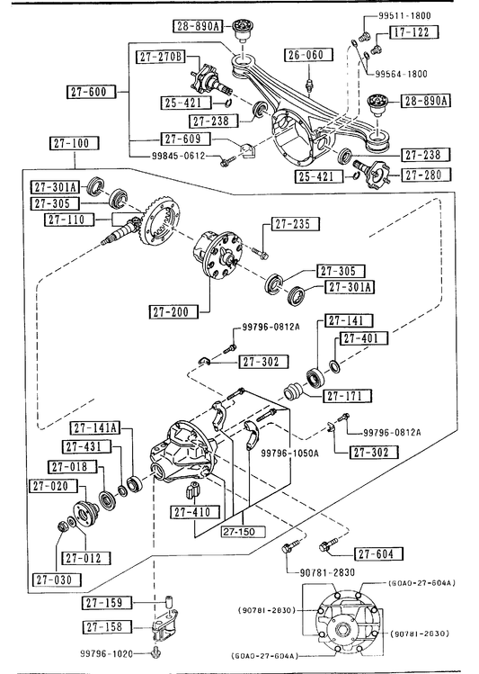 REAR DIFFERENTIALS (LIMITED SLIP DIFF.) [1992 MIATA] - Garage 56 Engineering
