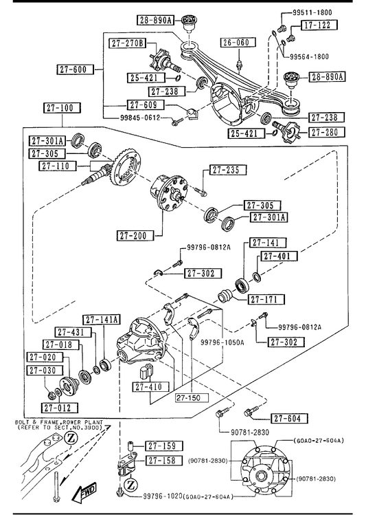 REAR DIFFERENTIALS (LIMITED SLIP DIFF.) [1993 MIATA] - Garage 56 Engineering