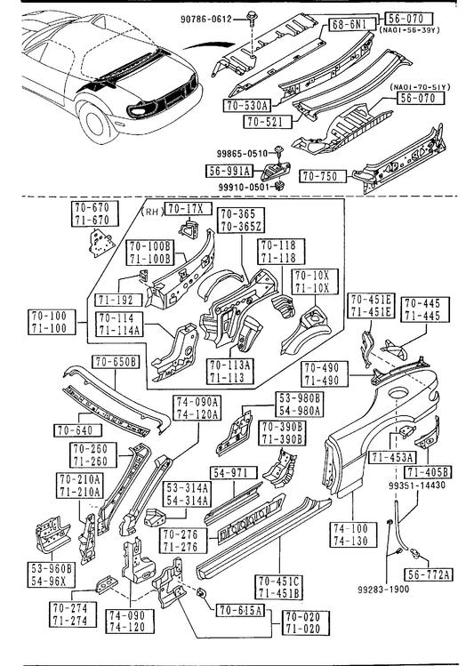 SIDE PANELS [1990 Miata] - Garage 56 Engineering