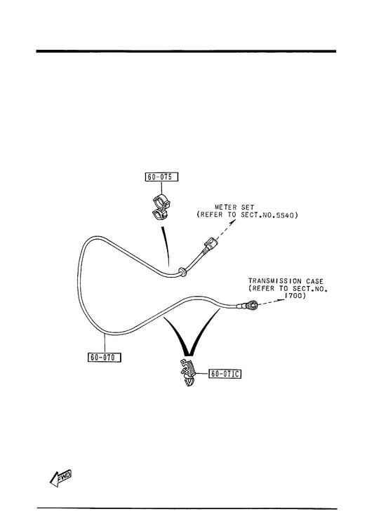SPEEDOMETER CABLE [1992 MIATA] - Garage 56 Engineering
