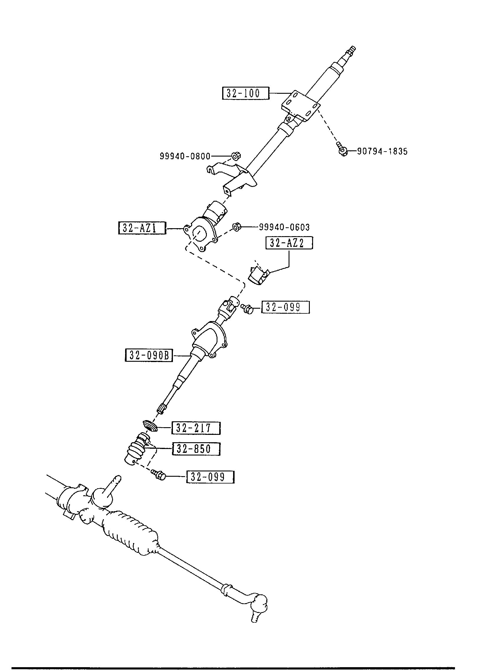 STEERING COLUMN & SHAFTS [1995 Miata] - Garage 56 Engineering