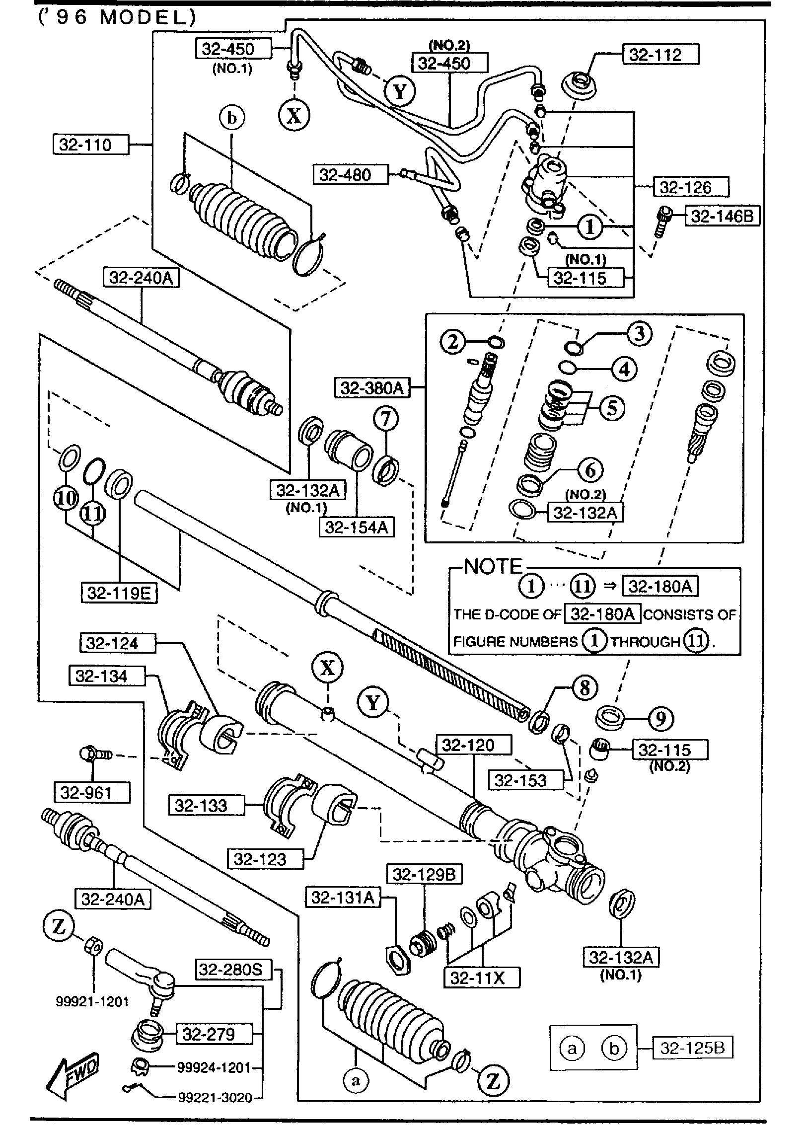 STEERING GEAR (W/POWER STEERING) [1996 Miata] - Garage 56 Engineering