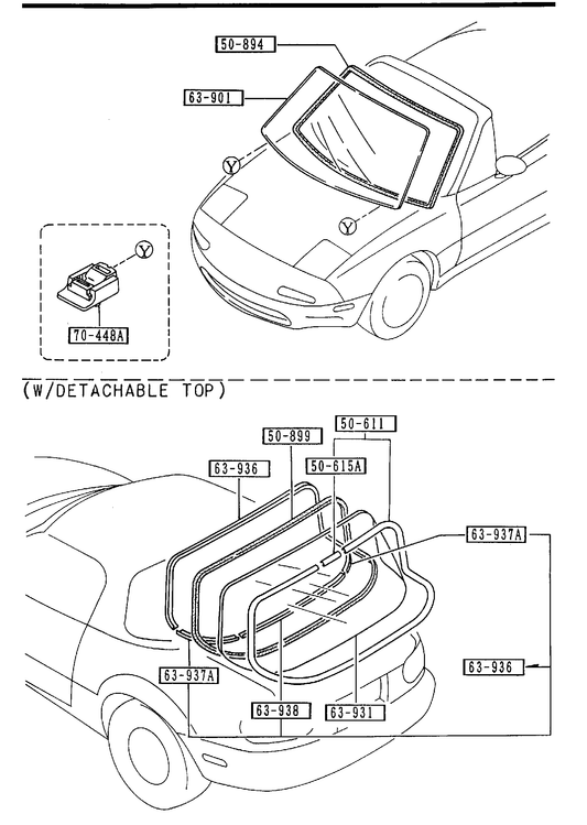 WINDOW GLASSES [1990 Miata] - Garage 56 Engineering