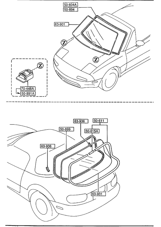 WINDOW GLASSES [1993 MIATA] - Garage 56 Engineering