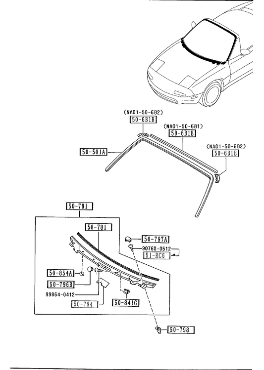 WINDOW MOULDING & COWL GRILLES [1990 Miata] - Garage 56 Engineering