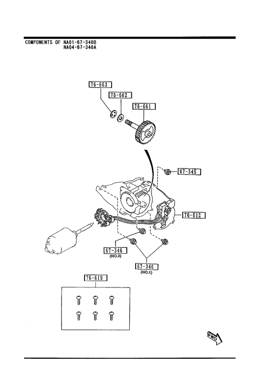 WIPER MOTOR COMPONENTS [1994 Miata] - Garage 56 Engineering