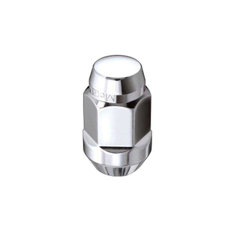 Hex Lug Nuts M12x1.5 Cone Seat Bulge – Chrome (100 Pack) - McGard 69412
