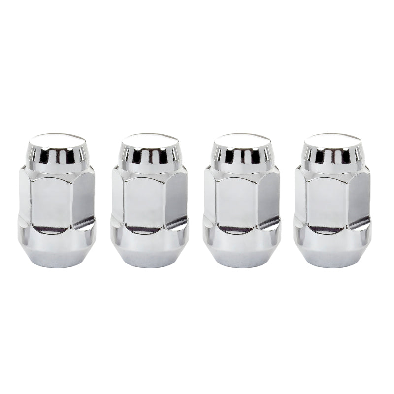 Chrome Lug Nuts – M12x1.5 Bulge Cone Seat (4-Pack) - McGard 64012