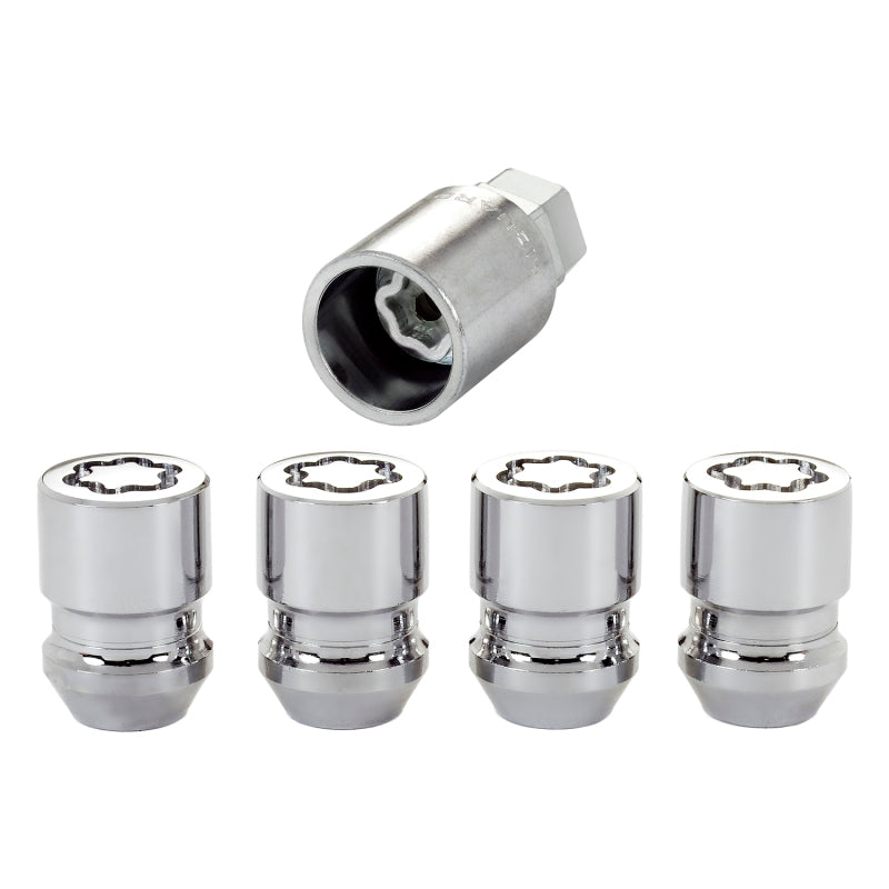 McGard Wheel Lock Nut Set – M12x1.5 Chrome, Dual Hex, 4-Pack