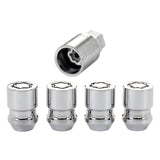 McGard Wheel Lock Nut Set – M12x1.5 Chrome, Dual Hex, 4-Pack