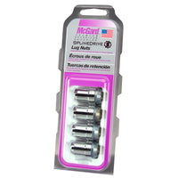 SplineDrive Lug Nut Set – M12x1.5, Chrome (4-Pack) - McGard 65357