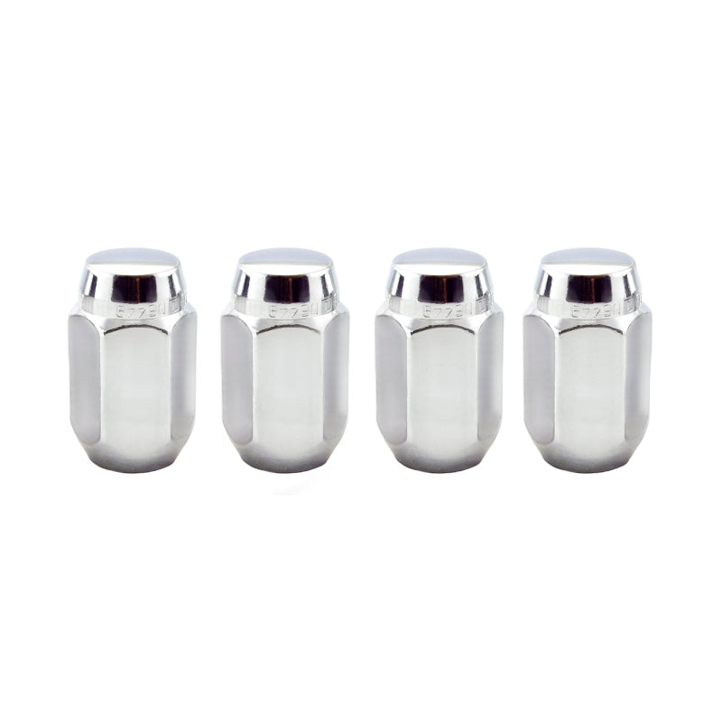 Chrome Lug Nuts – M12x1.5, 13/16” Hex, 1.5” (4-Pack) - McGard 64002