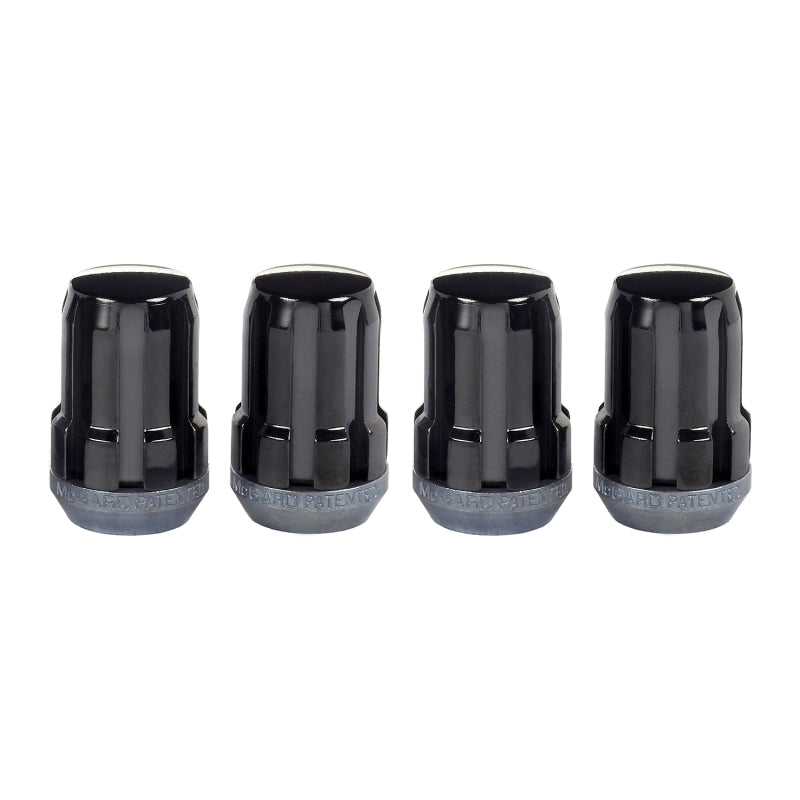 SplineDrive Lug Nut Set – M12x1.5 Black (4-Pack) - McGard 65357BK
