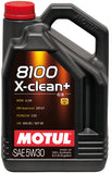 8100 X-CLEAN Plus 5W30 Synthetic Engine Oil (5L) - Motul 106377