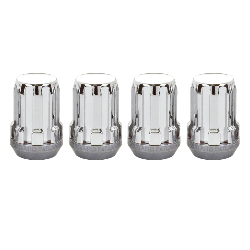 SplineDrive Lug Nut Set – M12x1.5, Chrome (4-Pack) - McGard 65357