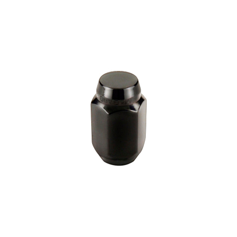 Black Hex Lug Nuts – M12x1.5, 13/16" Hex, 1.5" (4-Pack) - McGard 64031