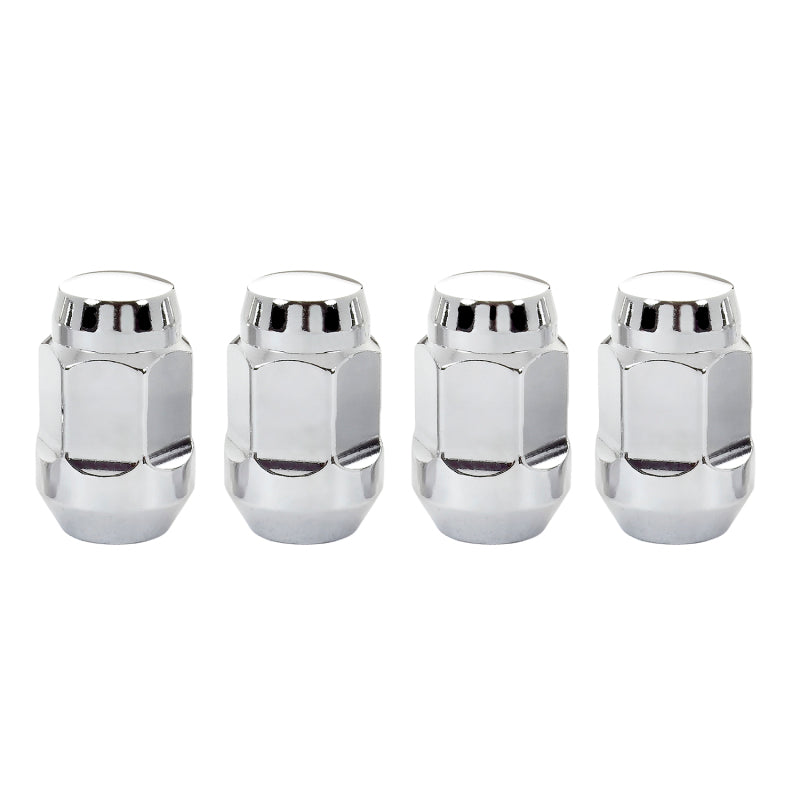 Chrome Lug Nuts – M12x1.5 Bulge Cone Seat (4-Pack) - McGard 64012