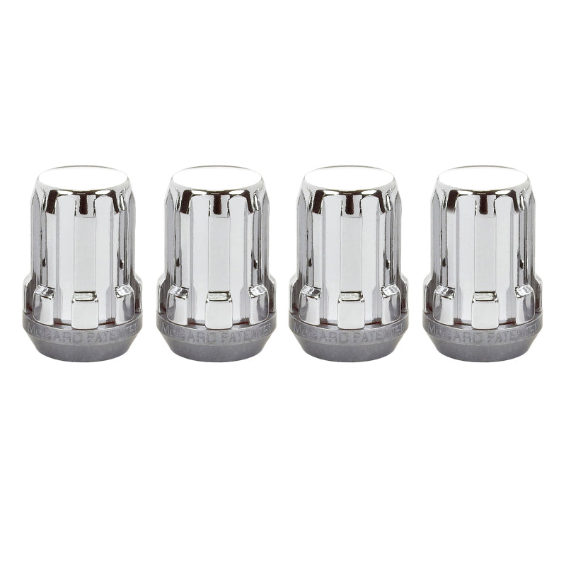 SplineDrive Lug Nut Set – M12x1.5, Chrome (4-Pack) - McGard 65357