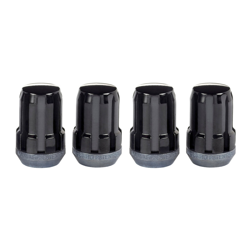 SplineDrive Lug Nut Set – M12x1.5 Black (4-Pack) - McGard 65357BK