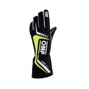 First EVO Gloves Black And Yellow Medium