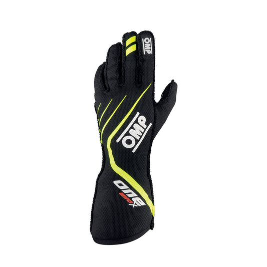 One EVO X Gloves Black Flo Yellow Medium