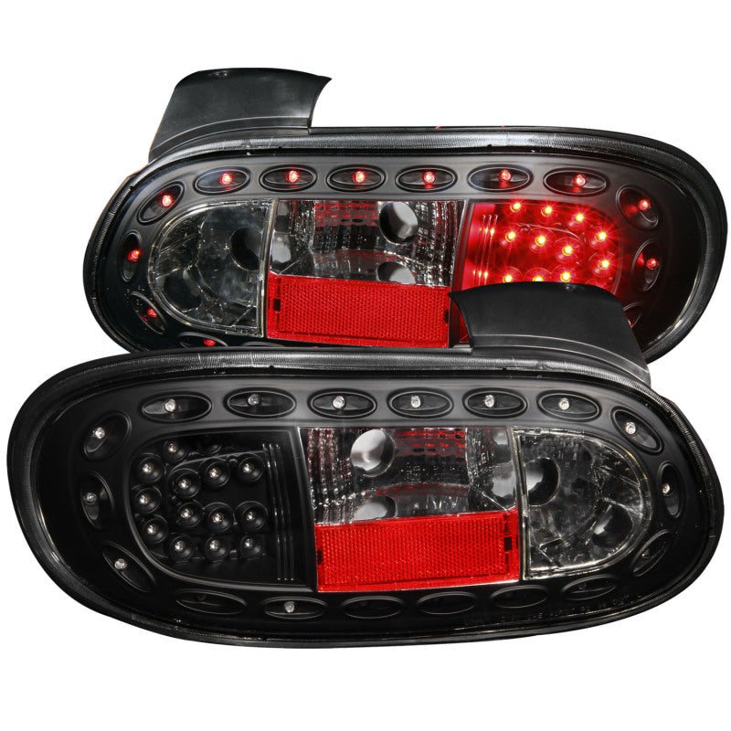 ANZO 1998 - 2005 Mazda Miata LED Taillights Black - Tail Lights - ANZO at Garage 56 Engineering