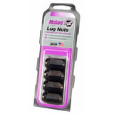 Black Hex Lug Nuts – M12x1.5, 13/16" Hex, 1.5" (4-Pack) - McGard 64031