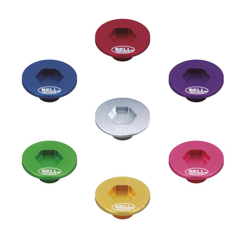 Bell SRV Helmet Shield-1 Pivot Kit - Blue - Helmets and Accessories - Bell at Garage 56 Engineering