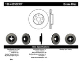 Centric 94 - 05 Mazda Miata MX - 5 (Normal Suspension) Front CryoStop Rotor - Brake Rotors - Drilled - Stoptech at Garage 56 Engineering