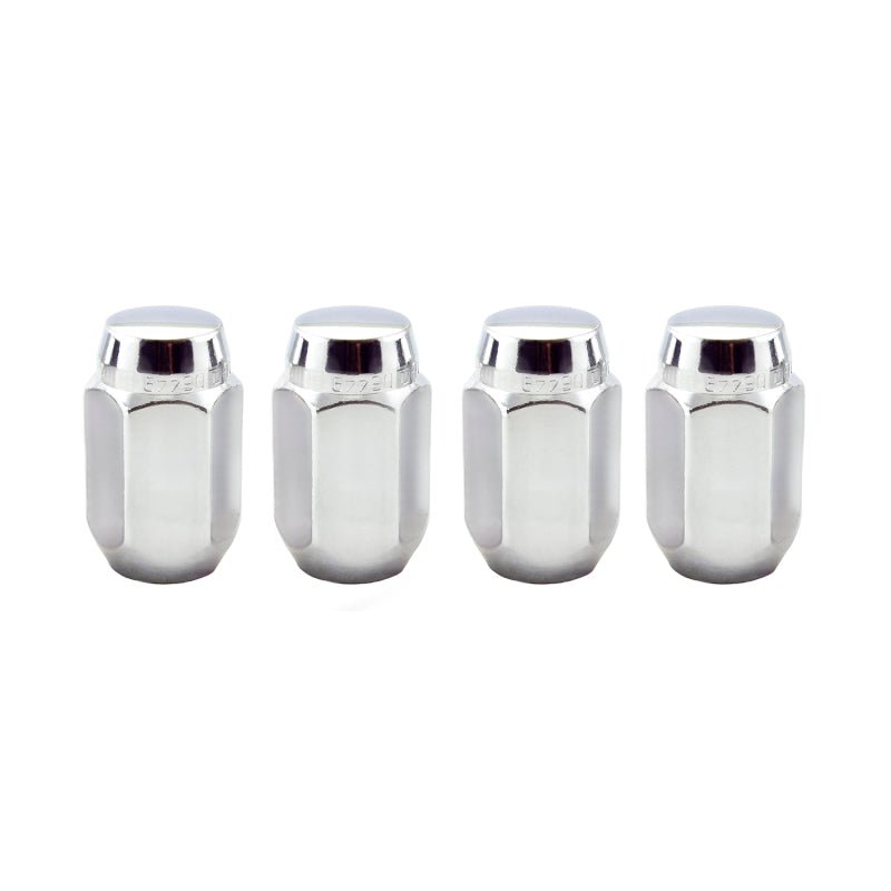 Chrome Lug Nuts – M12x1.5, 13/16” Hex, 1.5” (4 - Pack) - McGard 64002 - Lug Nuts - McGard at Garage 56 Engineering