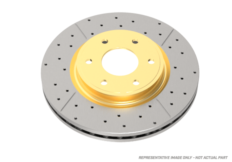 DBA Drilled & Slotted Street Series Front Rotor - NC MX - 5 (06 - 15) - Brake Rotors - Slot & Drilled - DBA at Garage 56 Engineering
