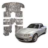 DEI 90 - 05 Mazda Miata NA & NB Under Carpet Interior Insulation Kit - 1/2in Thick - Heat Shields - DEI at Garage 56 Engineering