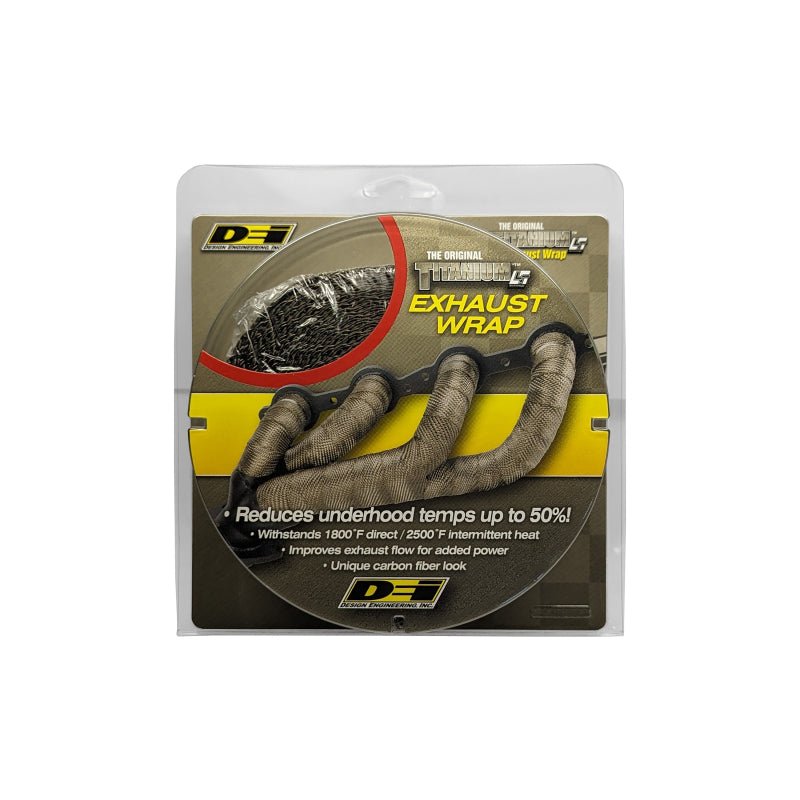 DEI Exhaust Wrap 2in x 50ft - Titanium - Exhaust Wrap - DEI at Garage 56 Engineering