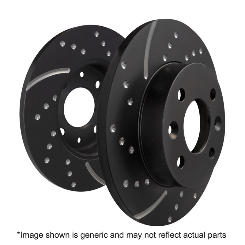 EBC 90 - 94 Mazda Miata MX5 1.6 GD Sport Rear Rotors - Brake Rotors - Slot & Drilled - EBC at Garage 56 Engineering
