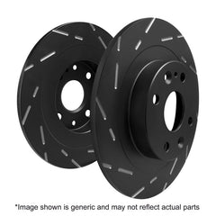 EBC 91 - 96 Ford Escort 1.8 USR Slotted Rear Rotors - Garage 56 Engineering