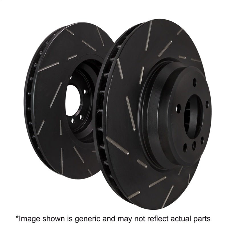 EBC 94 - 01 Mazda Miata MX5 1.8 USR Slotted Front Rotors - Brake Rotors - Slotted - EBC at Garage 56 Engineering