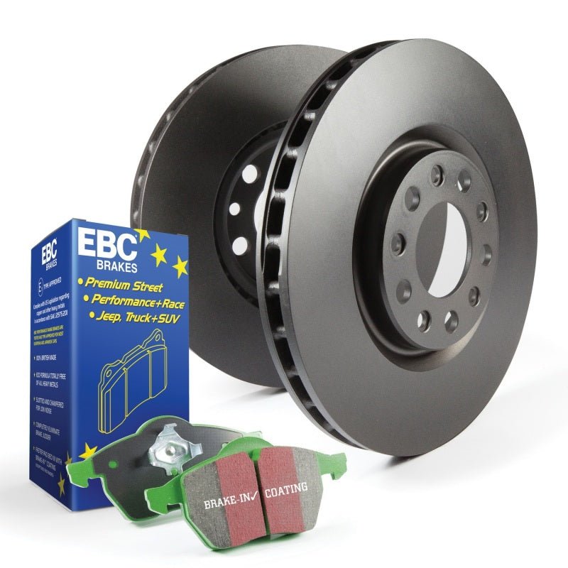 EBC Greenstuff Pads and RK Rotors S11 Front Service Kit - ND MX - 5 (16+ w. Brembo) - Brake Rotors - OE - EBC at Garage 56 Engineering