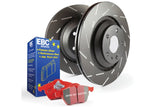 EBC Redstuff Pads and USR Rotors S4 Front Service Kit - NC MX - 5 (06 - 15) - Brake Rotors - Slotted - EBC at Garage 56 Engineering