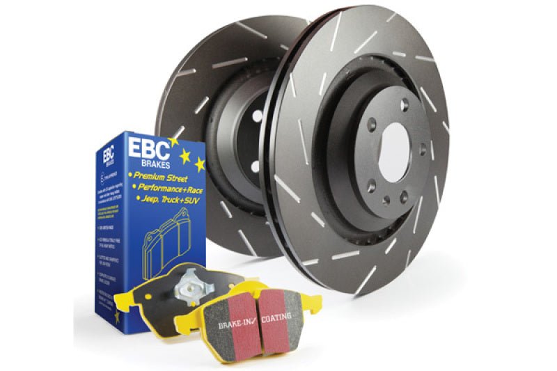 EBC Yellowstuff Pads and USR Rotors S9 Rear Service Kit - NC MX - 5 (06 - 15) - Brake Rotors - Slotted - EBC at Garage 56 Engineering