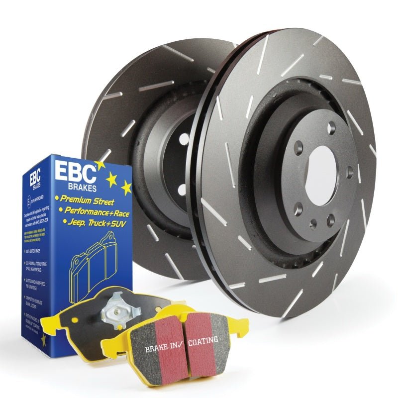 EBC Yellowstuff Pads and USR Rotors S9 Rear Service Kit - NC MX - 5 (06 - 15) - Brake Rotors - Slotted - EBC at Garage 56 Engineering