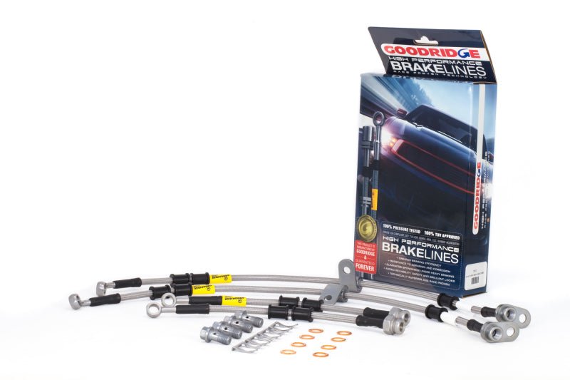 Goodridge 16 - 17 Mazda Miata MX - 5 (w/o Factory Brembo Calipers) SS Brake Lines - Brake Line Kits - Goodridge at Garage 56 Engineering