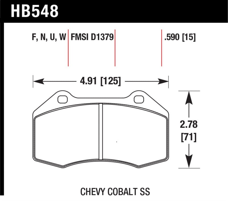 Hawk HPS 5.0 Front Brake Pads - ND MX - 5 (16+ w. Brembo) - Brake Pads - Performance - Hawk Performance at Garage 56 Engineering