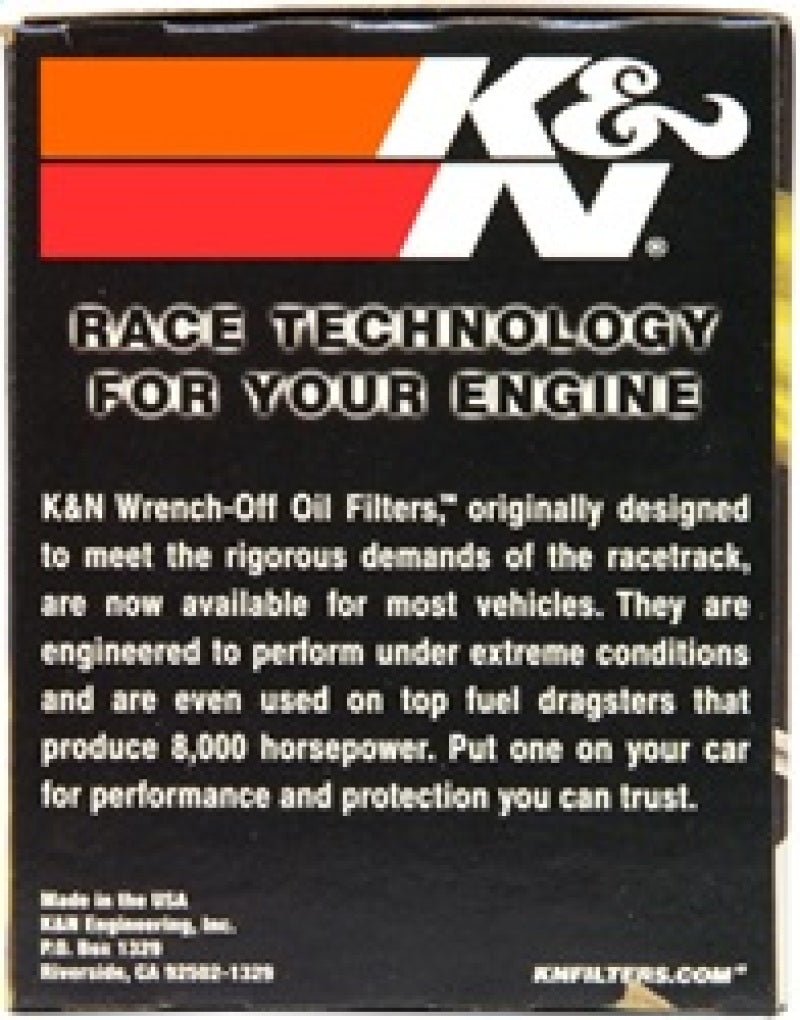 K&N Performance Oil Filter - NC MX - 5 (06 - 15) - Oil Filters - K&N Engineering at Garage 56 Engineering