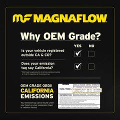 MagnaFlow Direct - Fit Catalytic Converter for 1999 - 2002 Mazda Miata 1.8L - Catalytic Converter Direct Fit - Magnaflow at Garage 56 Engineering
