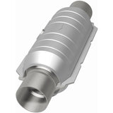 MagnaFlow Universal 2.25 - Inch Inlet/Outlet Center/Center Round Catalytic Converter – 11 - Inch Body x 5.125 - Inch Width x 15 - Inch Overall Length - Catalytic Converter Universal - Magnaflow at Garage 56 Engineering