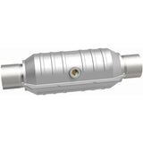 MagnaFlow Universal 2.25 - Inch Inlet/Outlet Center/Center Round Catalytic Converter – 11 - Inch Body x 5.125 - Inch Width x 15 - Inch Overall Length - Catalytic Converter Universal - Magnaflow at Garage 56 Engineering