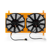 Mishimoto 90 - 97 Mazda Miata Aluminum Fan Shroud Gold - Fans & Shrouds - Mishimoto at Garage 56 Engineering