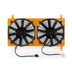 Mishimoto 90 - 97 Mazda Miata Aluminum Fan Shroud Gold - Fans & Shrouds - Mishimoto at Garage 56 Engineering