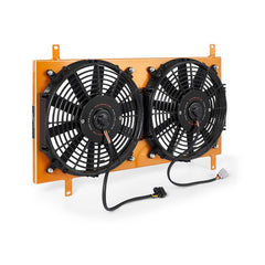 Mishimoto 90 - 97 Mazda Miata Aluminum Fan Shroud Gold - Fans & Shrouds - Mishimoto at Garage 56 Engineering